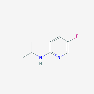 molecular formula C8H11FN2 B2418555 5-fluoro-N-isopropylpyridin-2-amine CAS No. 1251039-74-3