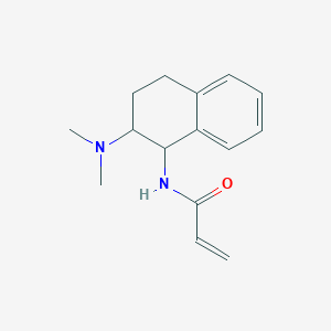 molecular formula C15H20N2O B2418562 N-[2-(Dimethylamino)-1,2,3,4-tetrahydronaphthalen-1-yl]prop-2-enamide CAS No. 2249402-11-5