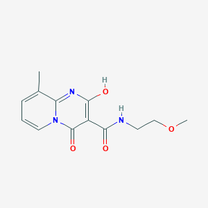 2-hydroxy-N-(2-methoxyethyl)-9-methyl-4-oxo-4H-pyrido[1,2-a]pyrimidine-3-carboxamide
