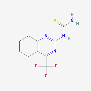(4-Trifluoromethyl-5,6,7,8-tetrahydroquinazolin-2-yl)thiourea