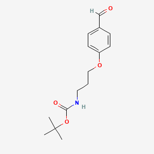 tert-butyl N-[3-(4-formylphenoxy)propyl]carbamate