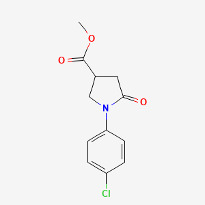 Methyl 1-(4-chlorophenyl)-5-oxopyrrolidine-3-carboxylate