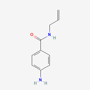 molecular formula C10H12N2O B2418693 4-amino-N-(prop-2-en-1-yl)benzamide CAS No. 72362-91-5