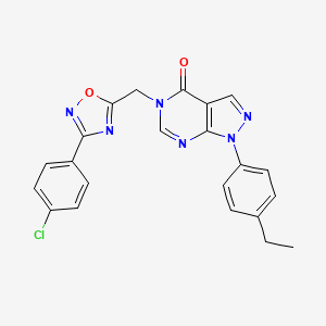 N~1~-(2-methylphenyl)-N~4~-[(2-phenyl-1,3-thiazol-4-yl)methyl]piperidine-1,4-dicarboxamide