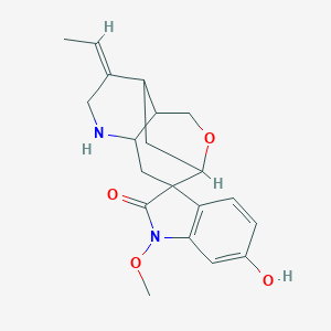 molecular formula C20H24N2O4 B241882 11-Hydroxyrankinidine CAS No. 122590-03-8