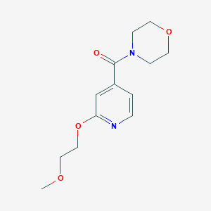 molecular formula C13H18N2O4 B2418820 (2-(2-Methoxyethoxy)pyridin-4-yl)(morpholino)methanone CAS No. 2034388-59-3