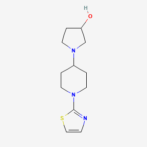 1-(1-(Thiazol-2-yl)piperidin-4-yl)pyrrolidin-3-ol