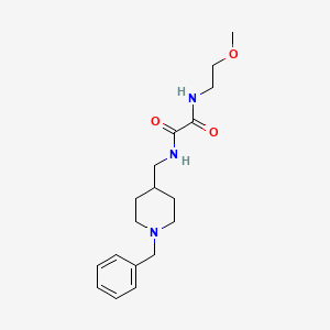 N1-((1-benzylpiperidin-4-yl)methyl)-N2-(2-methoxyethyl)oxalamide