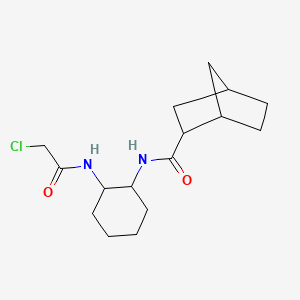 N-[2-[(2-Chloroacetyl)amino]cyclohexyl]bicyclo[2.2.1]heptane-2-carboxamide