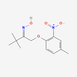 3,3-Dimethyl-1-(4-methyl-2-nitrophenoxy)-2-butanone oxime