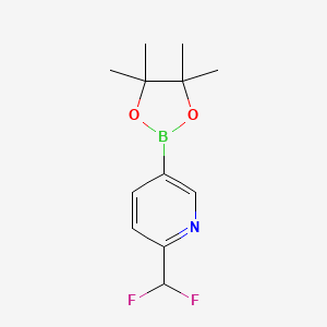 2-(Difluoromethyl)-5-(4,4,5,5-tetramethyl-1,3,2-dioxaborolan-2-yl)pyridine