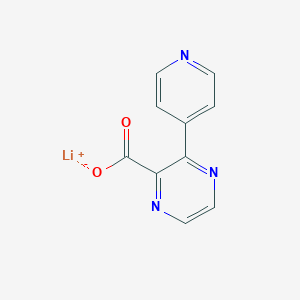 Lithium;3-pyridin-4-ylpyrazine-2-carboxylate