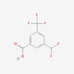 3-(Difluoromethyl)-5-(trifluoromethyl)benzoic acid