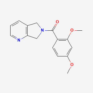 molecular formula C16H16N2O3 B2418919 (2,4-二甲氧基苯基)(5H-吡咯并[3,4-b]吡啶-6(7H)-基)甲苯酮 CAS No. 2195879-33-3
