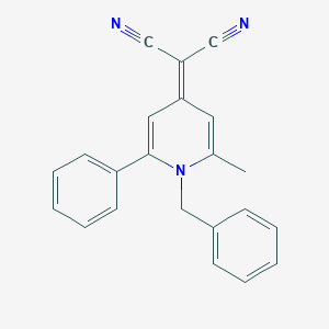 2-(1-Benzyl-2-methyl-6-phenylpyridin-4-ylidene)propanedinitrile