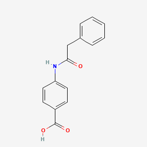 molecular formula C15H13NO3 B2418948 4-[(Phenylacetyl)amino]benzoic acid CAS No. 73548-12-6