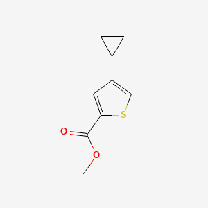 molecular formula C9H10O2S B2418977 Methyl-4-Cyclopropylthiophen-2-carboxylat CAS No. 2111296-73-0