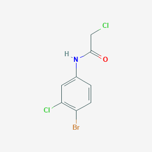 molecular formula C8H6BrCl2NO B2418990 N-(4-bromo-3-chlorophenyl)-2-chloroacetamide CAS No. 22521-43-3