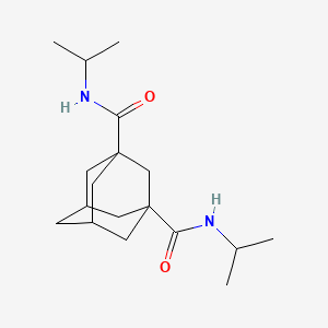 molecular formula C18H30N2O2 B2418993 N,N'-diisopropyl-1,3-adamantanedicarboxamide CAS No. 313961-16-9