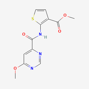 Methyl 2-(6-methoxypyrimidine-4-carboxamido)thiophene-3-carboxylate