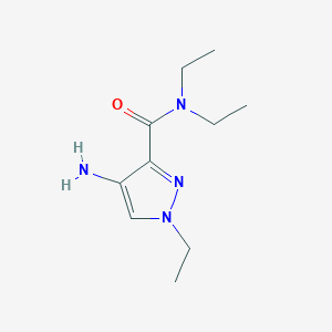 4-Amino-N,n,1-triethyl-1H-pyrazole-3-carboxamide