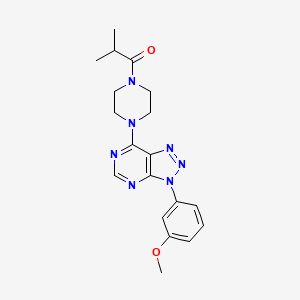 7-(4-isobutyrylpiperazin-1-yl)-3-(3-methoxyphenyl)-3H-[1,2,3]triazolo[4,5-d]pyrimidine