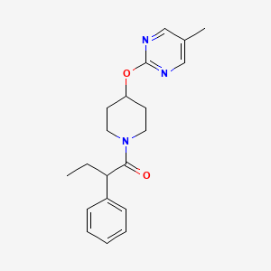 1-[4-(5-Methylpyrimidin-2-yl)oxypiperidin-1-yl]-2-phenylbutan-1-one