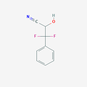 2-Hydroxy-3,3-difluoro-3-phenylpropiononitrile