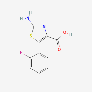 2-Amino-5-(2-fluorophenyl)-1,3-thiazole-4-carboxylic acid