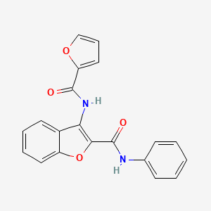 3-(furan-2-carboxamido)-N-phenylbenzofuran-2-carboxamide