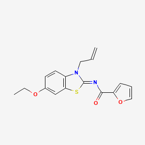 (Z)-N-(3-allyl-6-ethoxybenzo[d]thiazol-2(3H)-ylidene)furan-2-carboxamide