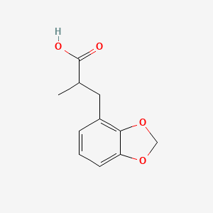 3-(1,3-Benzodioxol-4-yl)-2-methylpropanoic acid
