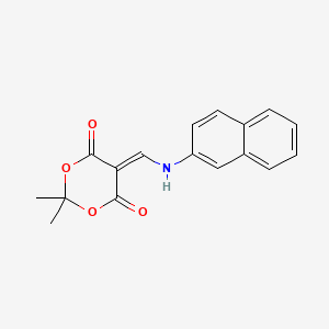 2,2-Dimethyl-5-[(naphthalen-2-ylamino)methylidene]-1,3-dioxane-4,6-dione