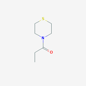 molecular formula C7H13NOS B2419164 1-硫代吗啉丙酮 CAS No. 1341918-63-5