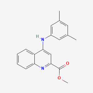 Methyl 4-[(3,5-dimethylphenyl)amino]quinoline-2-carboxylate