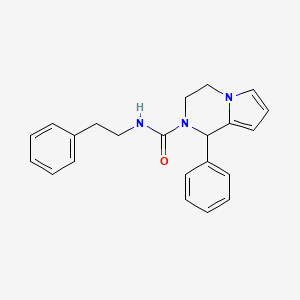 1-phenyl-N-(2-phenylethyl)-1H,2H,3H,4H-pyrrolo[1,2-a]pyrazine-2-carboxamide