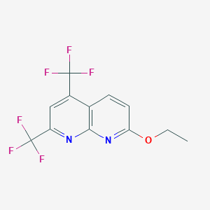 7-Ethoxy-2,4-bis(trifluoromethyl)-1,8-naphthyridine