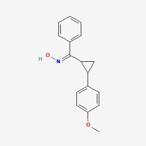 [2-(4-Methoxyphenyl)cyclopropyl](phenyl)methanone oxime