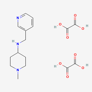 1-Methyl-N-(pyridin-3-ylmethyl)piperidin-4-amine dioxalate