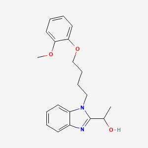 1-(1-(4-(2-methoxyphenoxy)butyl)-1H-benzo[d]imidazol-2-yl)ethanol