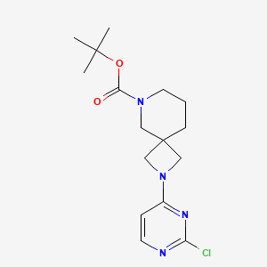Tert-butyl 2-(2-chloropyrimidin-4-yl)-2,8-diazaspiro[3.5]nonane-8-carboxylate