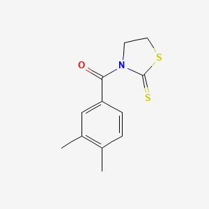 3-(3,4-Dimethylbenzoyl)-1,3-thiazolidine-2-thione