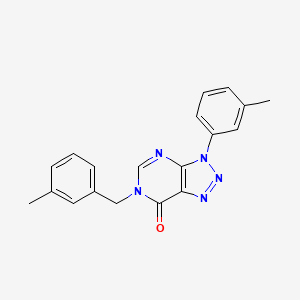 3-(3-Methylphenyl)-6-[(3-methylphenyl)methyl]triazolo[4,5-d]pyrimidin-7-one