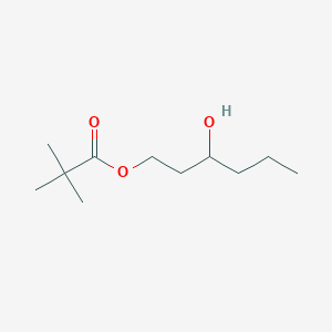molecular formula C11H22O3 B2419270 3-Hydroxyhexyl 2,2-dimethylpropanoate CAS No. 109873-75-8