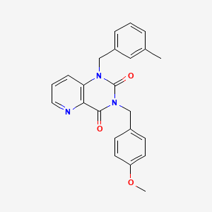 3-(4-methoxybenzyl)-1-(3-methylbenzyl)pyrido[3,2-d]pyrimidine-2,4(1H,3H)-dione