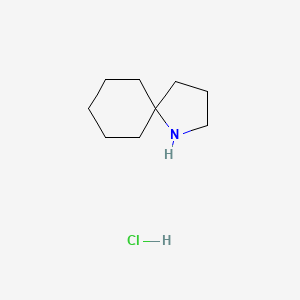molecular formula C9H18ClN B2419421 1-Azaspiro[4.5]decane hydrochloride CAS No. 1423026-09-8