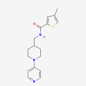 4-methyl-N-((1-(pyridin-4-yl)piperidin-4-yl)methyl)thiophene-2-carboxamide