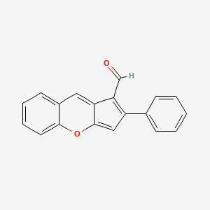 molecular formula C19H12O2 B2419462 2-Phenylcyclopenta[b]chromene-1-carbaldehyde CAS No. 60444-51-1