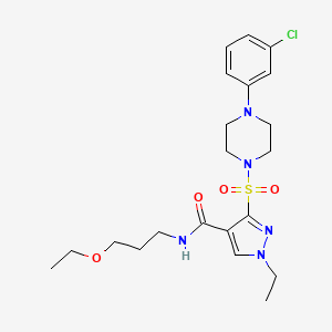 N-(4-ethylphenyl)-5-(4-methyl-1,3-thiazol-2-yl)-1-(2-oxo-2-piperidin-1-ylethyl)-1H-pyrrole-3-sulfonamide