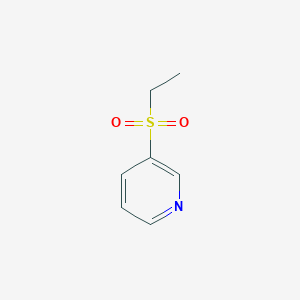 molecular formula C7H9NO2S B2419475 3-(Ethanesulfonyl)pyridine CAS No. 192203-94-4